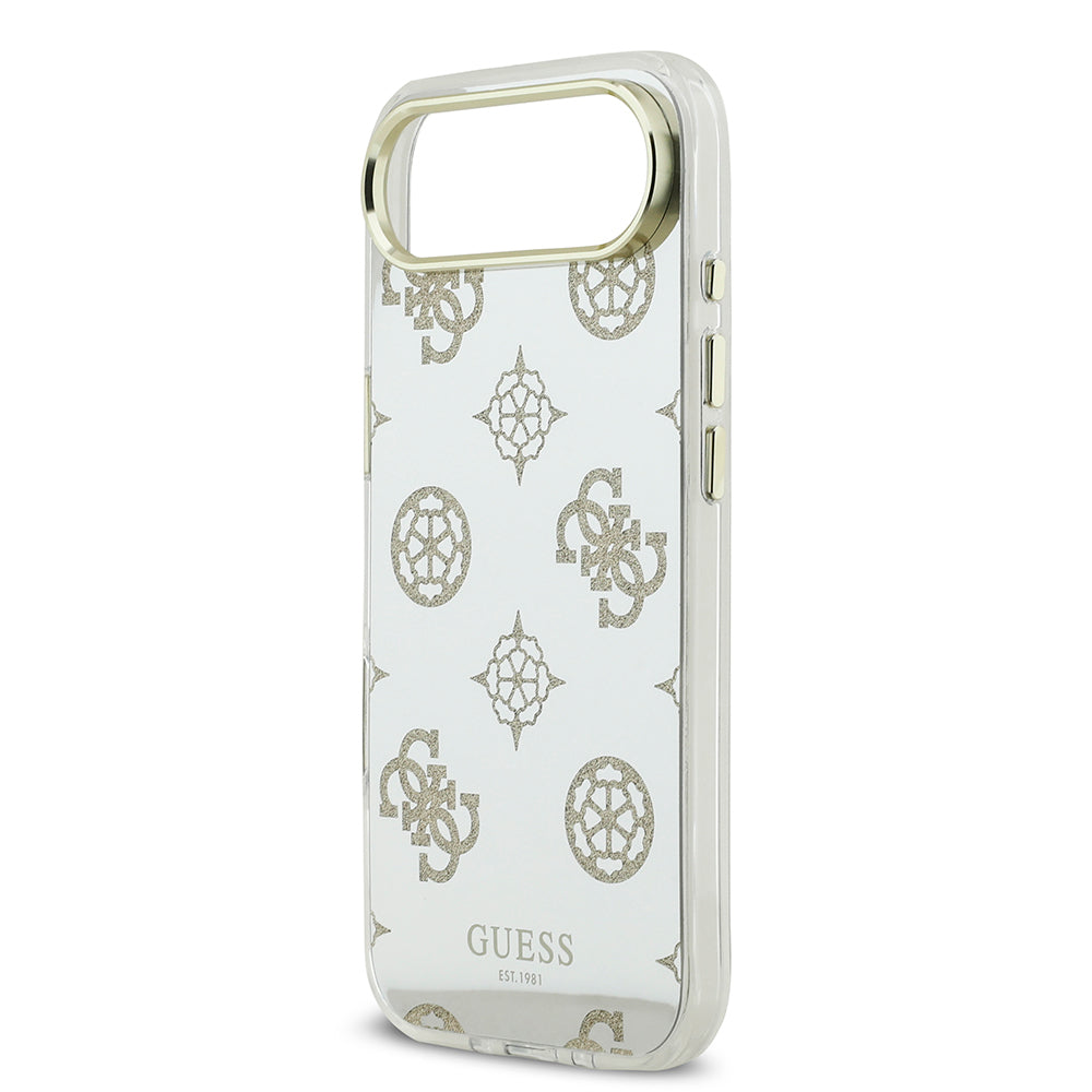 iPhone 17 Air Kılıf Guess Orijinal Lisanslı Metal Kamera Çerçeveli Simli Aynalı Kılıf