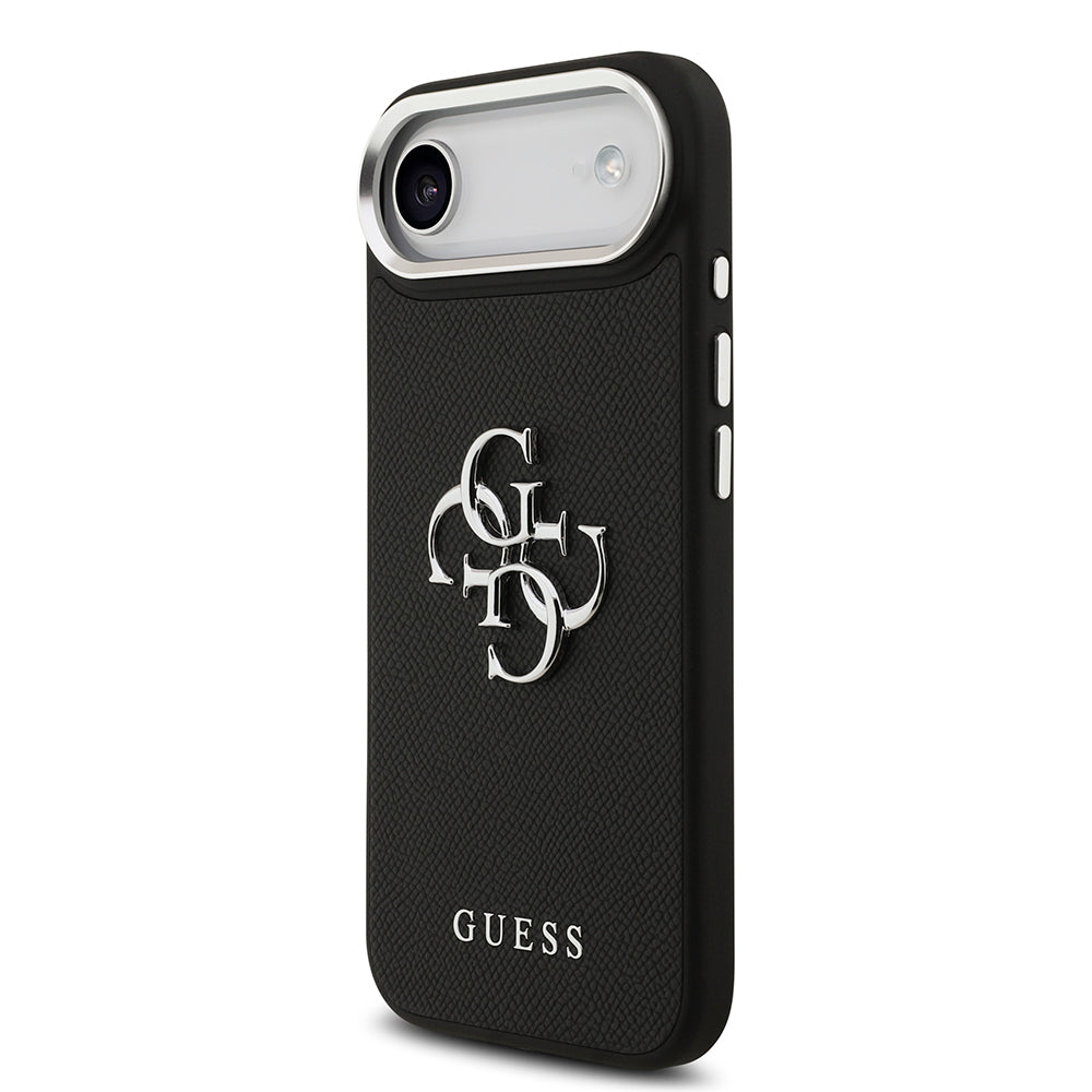 iPhone 17 Air Kılıf Guess Orijinal Lisanslı PU Deri 4G Büyük Metal Logo Dizaynlı Kılıf