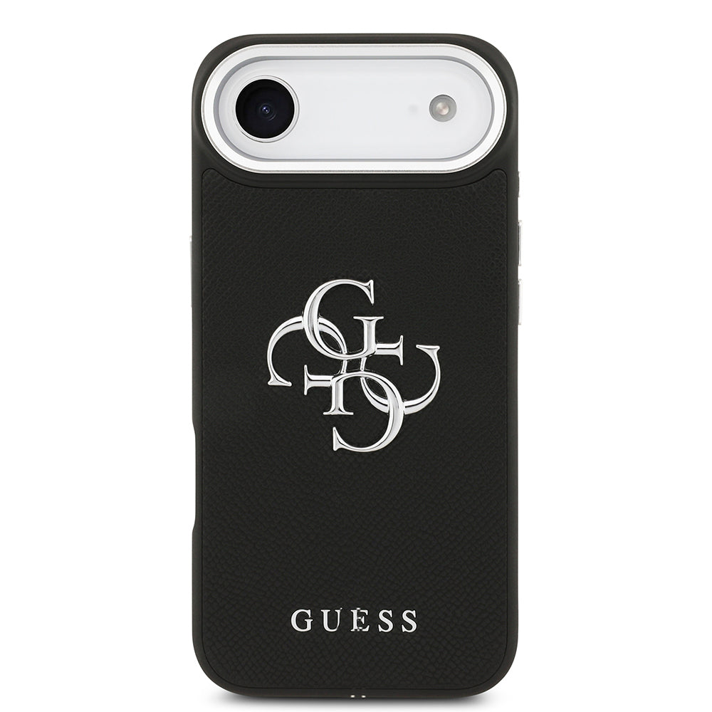 iPhone 17 Air Kılıf Guess Orijinal Lisanslı PU Deri 4G Büyük Metal Logo Dizaynlı Kılıf