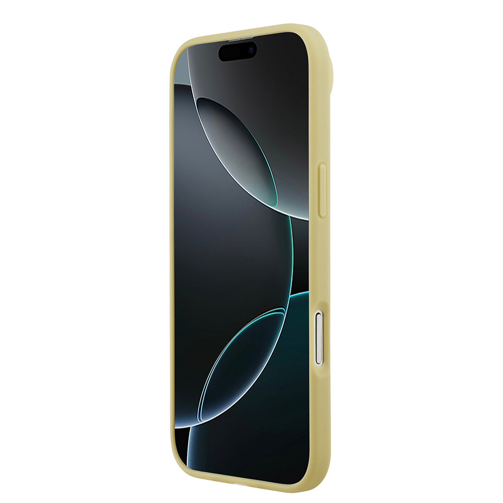 iPhone 17 Air Kılıf Guess Orijinal Lisanslı Taşlı Arka Yüzey Üçgen Logolu Kılıf