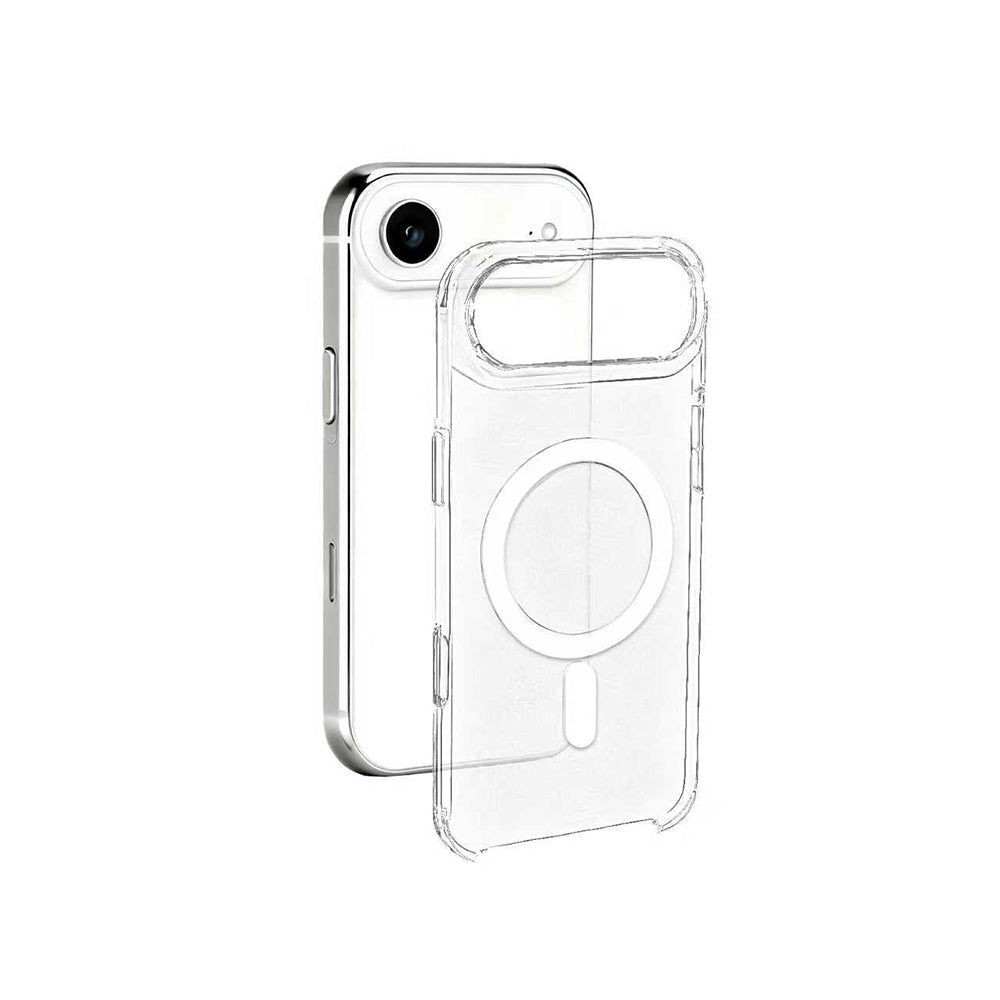 iPhone 17 Air Kılıf IC Çipli Zore Wireless Şarj Özellikli Şeffaf Orjin Kılıf