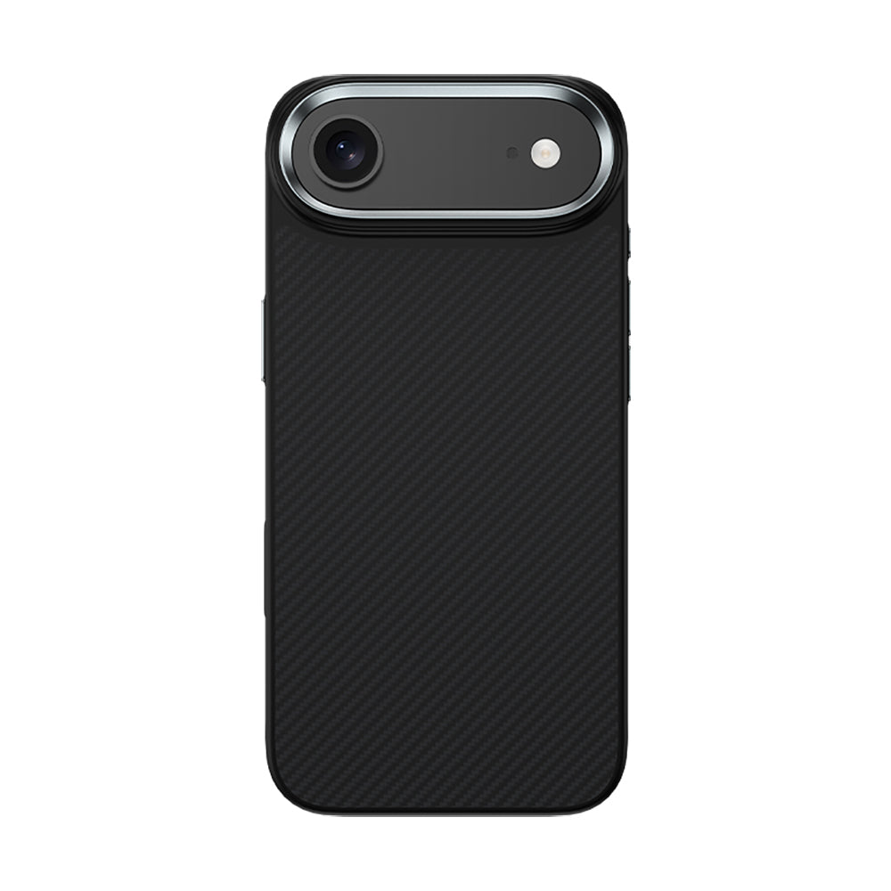 iPhone 17 Air Kılıf Karbon Fiber M-safe Şarj Özellikli Benks Hybrid ArmorPro 600D Kevlar Kılıf
