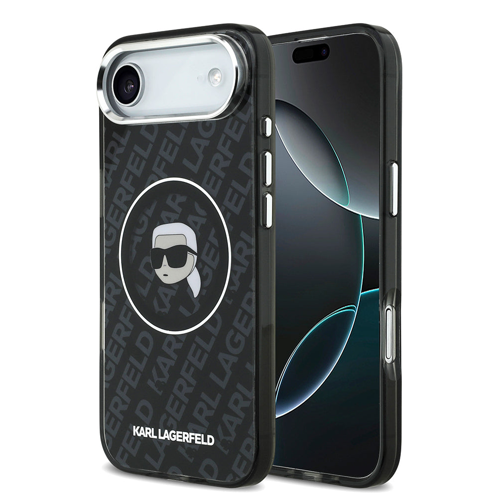 iPhone 17 Air Kılıf Karl Lagerfeld Orijinal Lisanslı IML Baskılı KL Heads Kılıf