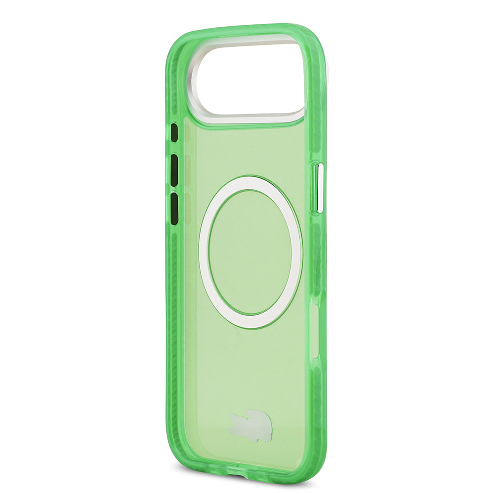 iPhone 17 Air Kılıf Lacoste Orijinal Lisanslı M-safe Şarj Özellikli İkonik Timsah Logolu Buzlu Kılıf