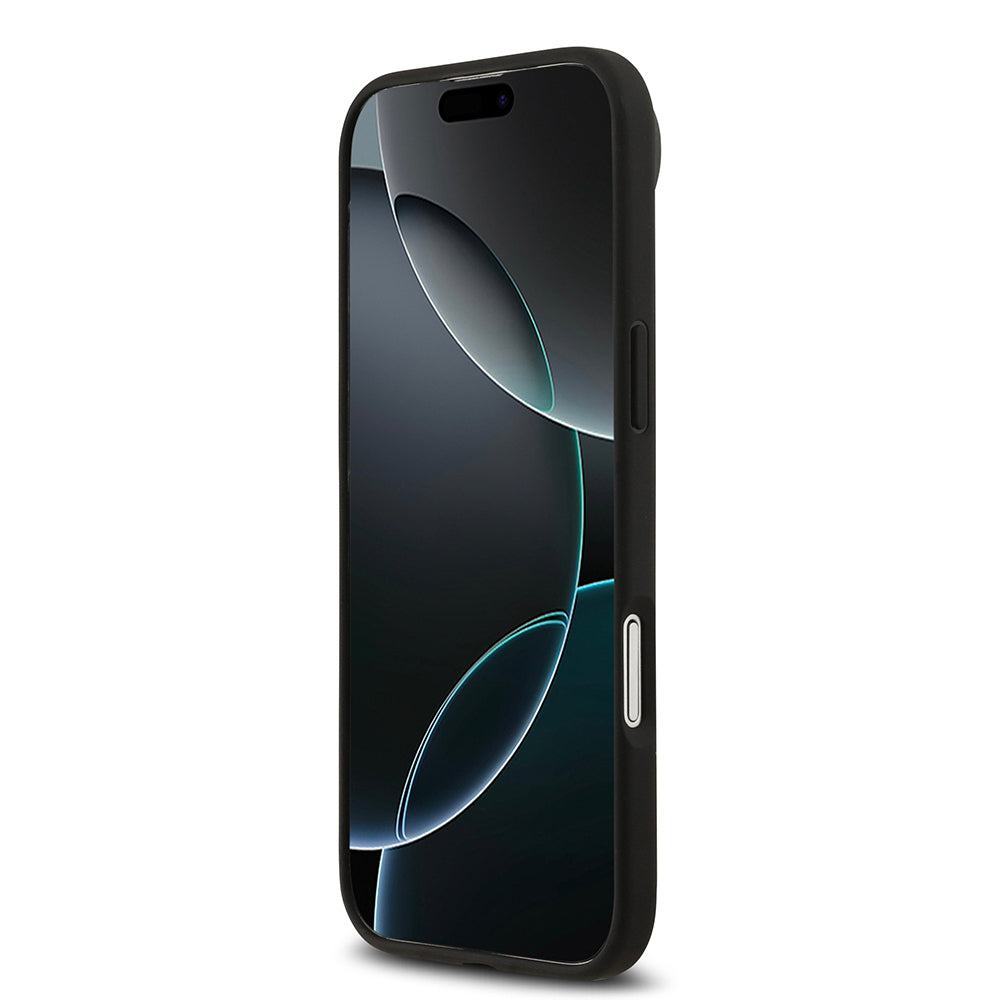 iPhone 17 Air Kılıf Lacoste Orijinal Lisanslı M-safe Şarj Özellikli PU Deri Tasarımlı Karışık Monogram Desenli Kılıf