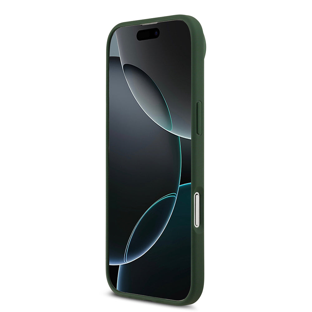 iPhone 17 Air Kılıf Lacoste Orijinal Lisanslı M-safe Şarj Özellikli PU Deri Tasarımlı Metal Logolu Kılıf