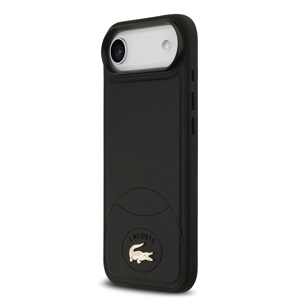 iPhone 17 Air Kılıf Lacoste Orijinal Lisanslı M-safe Şarj Özellikli PU Deri Tasarımlı Metal Logolu Kılıf
