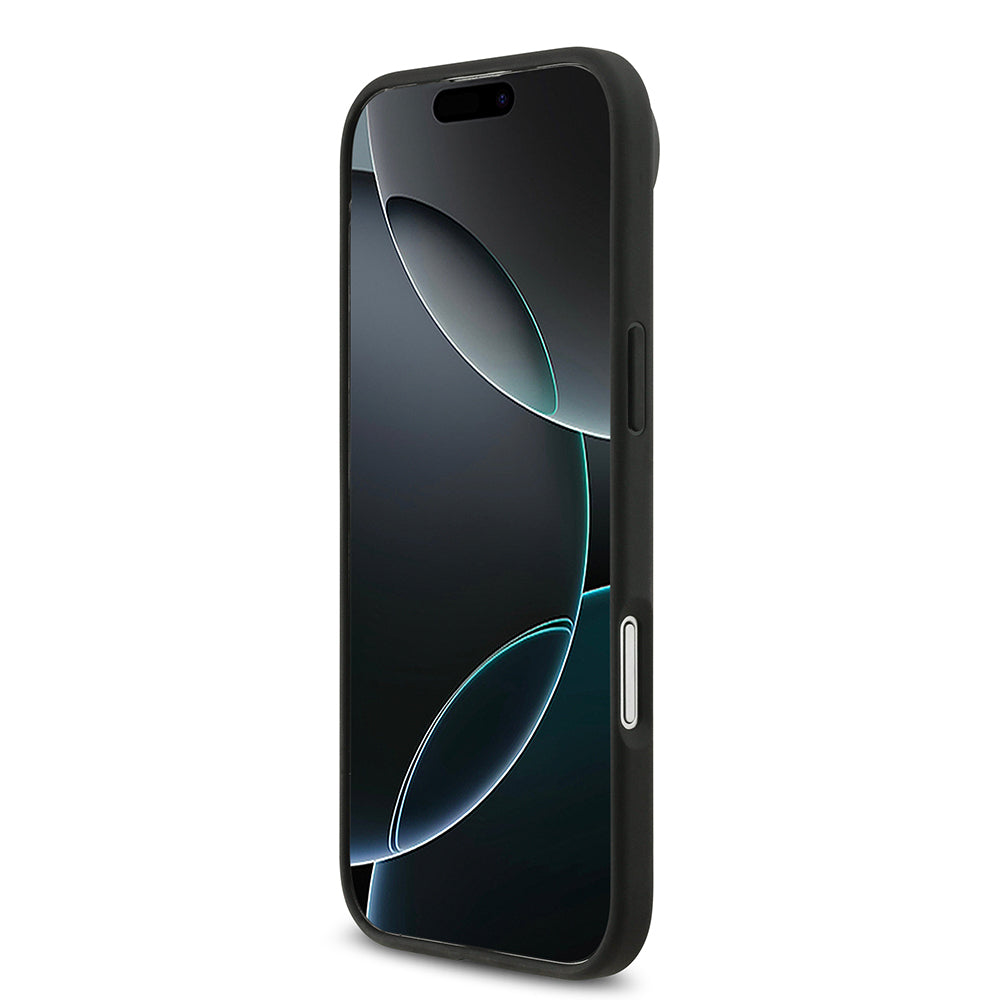 iPhone 17 Air Kılıf Lacoste Orijinal Lisanslı M-safe Şarj Özellikli PU Pike Desenli Metal Logolu Kartlıklı Kılıf