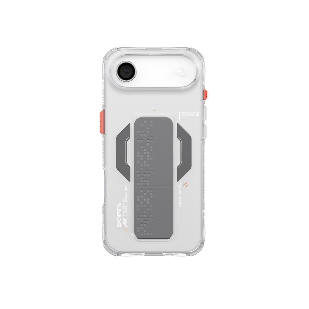 iPhone 17 Air Kılıf M-Safe Şarj Özellikli Airbag Tasarımlı Standlı Skinarma Haxa Kılıf