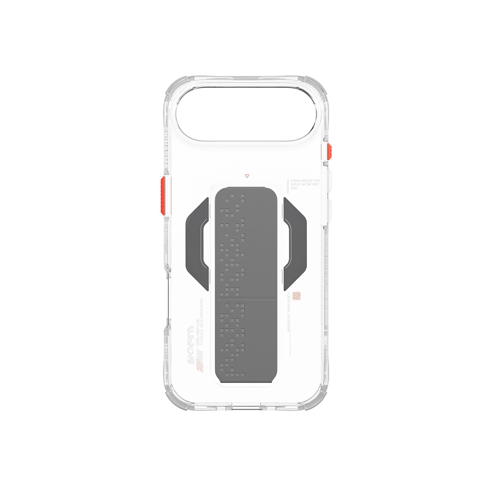 iPhone 17 Air Kılıf M-Safe Şarj Özellikli Airbag Tasarımlı Standlı Skinarma Haxa Kılıf