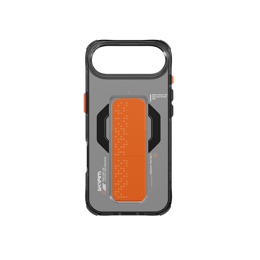 iPhone 17 Air Kılıf M-Safe Şarj Özellikli Airbag Tasarımlı Standlı Skinarma Haxa Kılıf