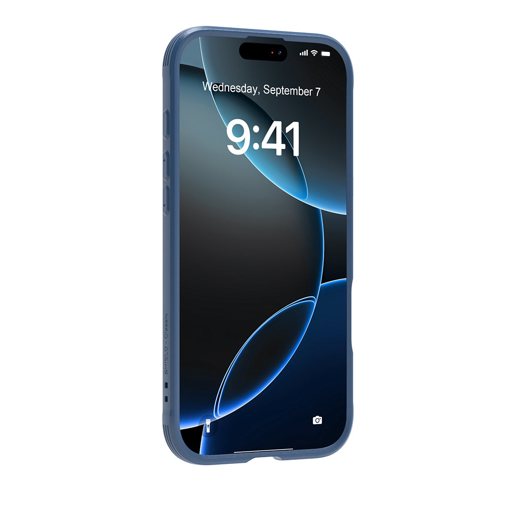 iPhone 17 Air Kılıf M-safe Şarj Özellikli Airbagli Raptic Shield Serisi Şeffaf Arka Yüzey Kılıf
