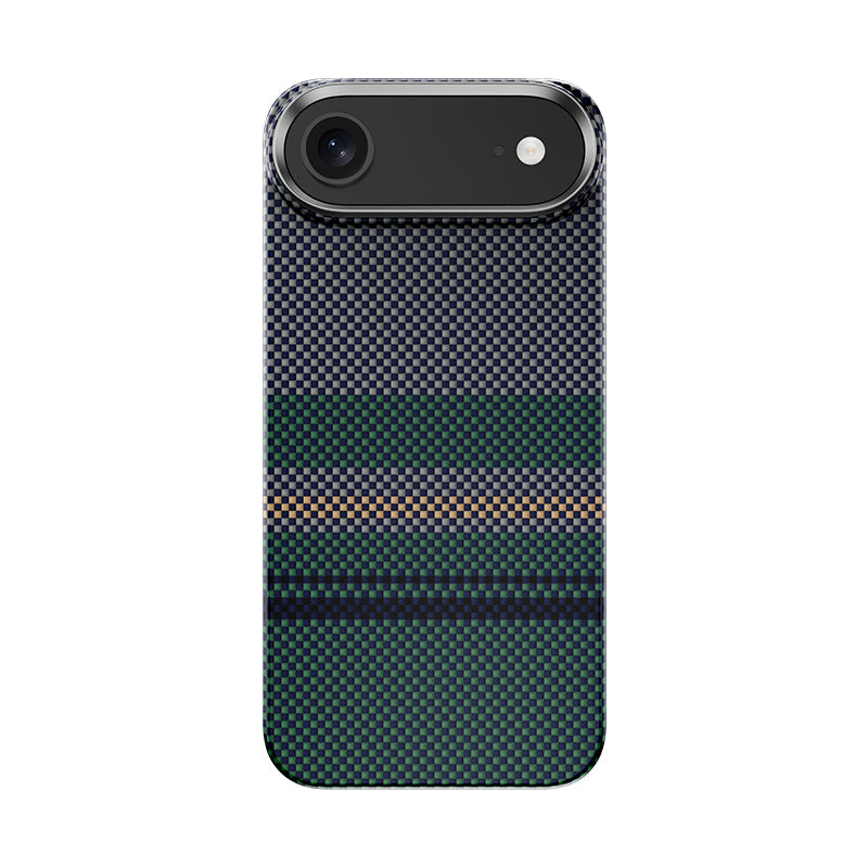 iPhone 17 Air Kılıf M-safe Şarj Özellikli Karbon Fiber Tasarımlı Benks Aurora ArmorAir Kevlar Kılıf