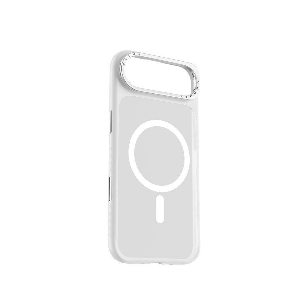 iPhone 17 Air Kılıf M-safe Şarj Özellikli Metal Kamera Standlı Lenyes CK226 PC Kılıf