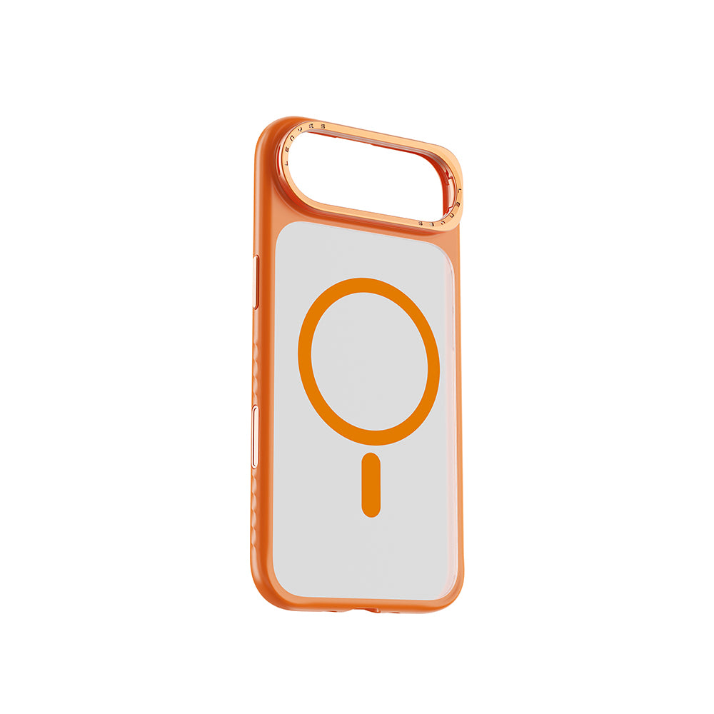 iPhone 17 Air Kılıf M-safe Şarj Özellikli Metal Kamera Standlı Lenyes CK226 PC Kılıf