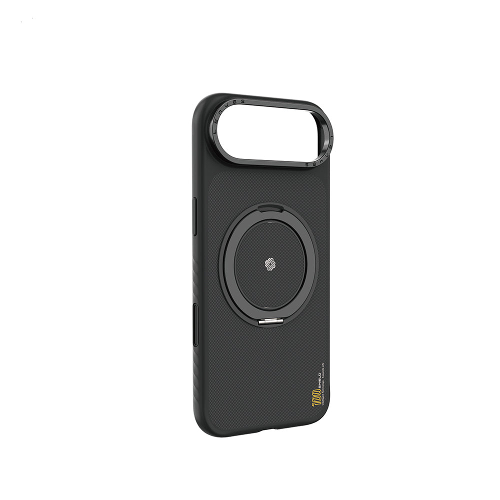 iPhone 17 Air Kılıf M-safe Şarj Özellikli Metal Standlı Lenyes CK225 Kılıf