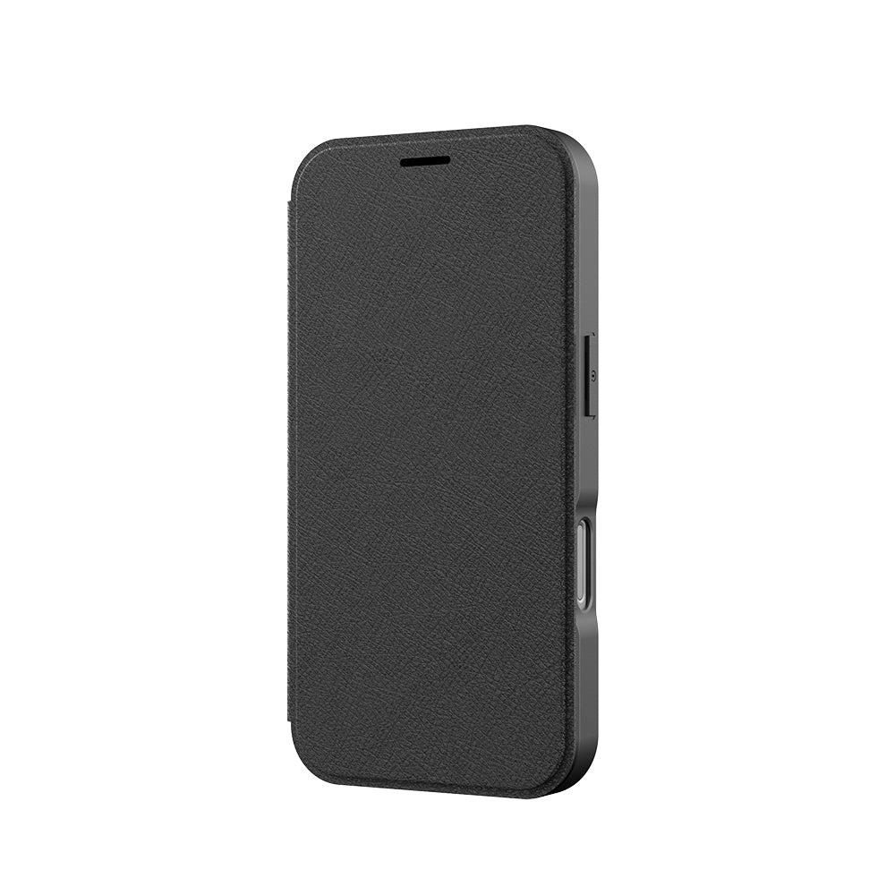 iPhone 17 Air Kılıf M-Safe Şarj Özellikli Raptic Air Folio Şeffaf Kartlıklı Kılıf