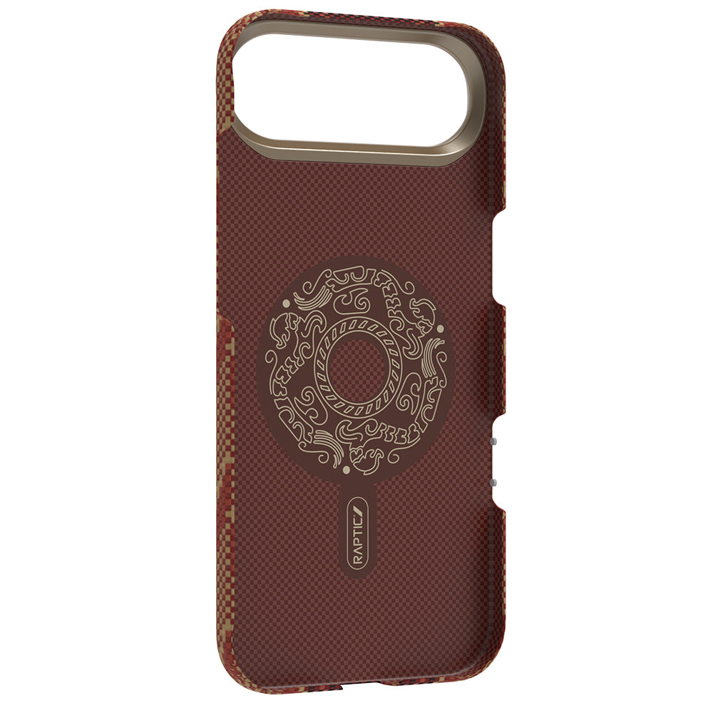 iPhone 17 Air Kılıf M-safe Şarj Özellikli Raptic Aramid Skin Bionic Serisi Karbon Kılıf