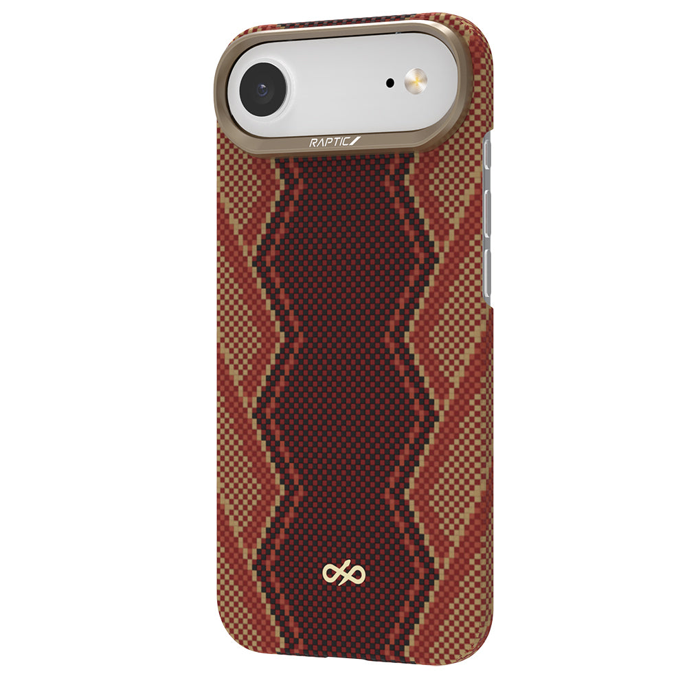 iPhone 17 Air Kılıf M-safe Şarj Özellikli Raptic Aramid Skin Bionic Serisi Karbon Kılıf
