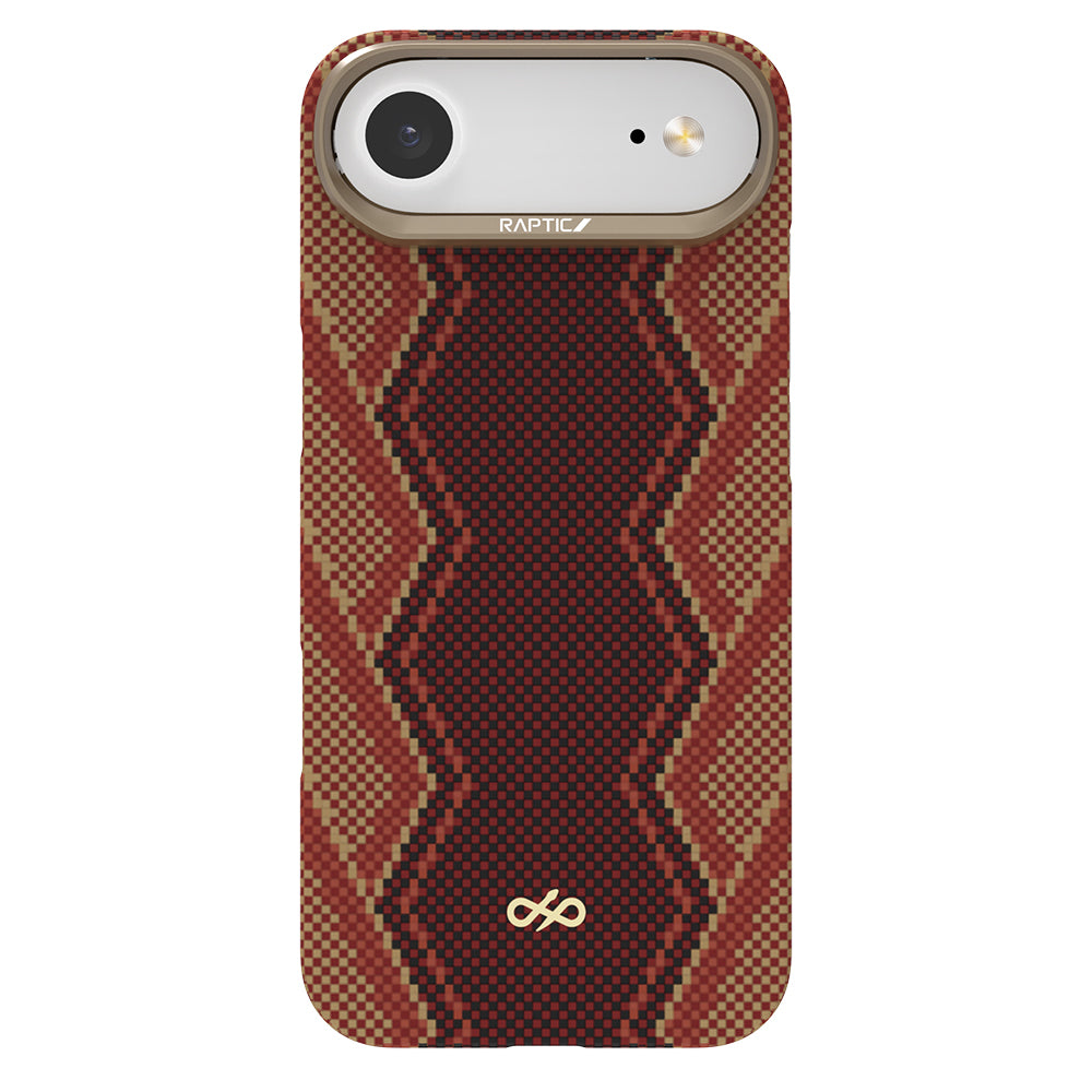 iPhone 17 Air Kılıf M-safe Şarj Özellikli Raptic Aramid Skin Bionic Serisi Karbon Kılıf