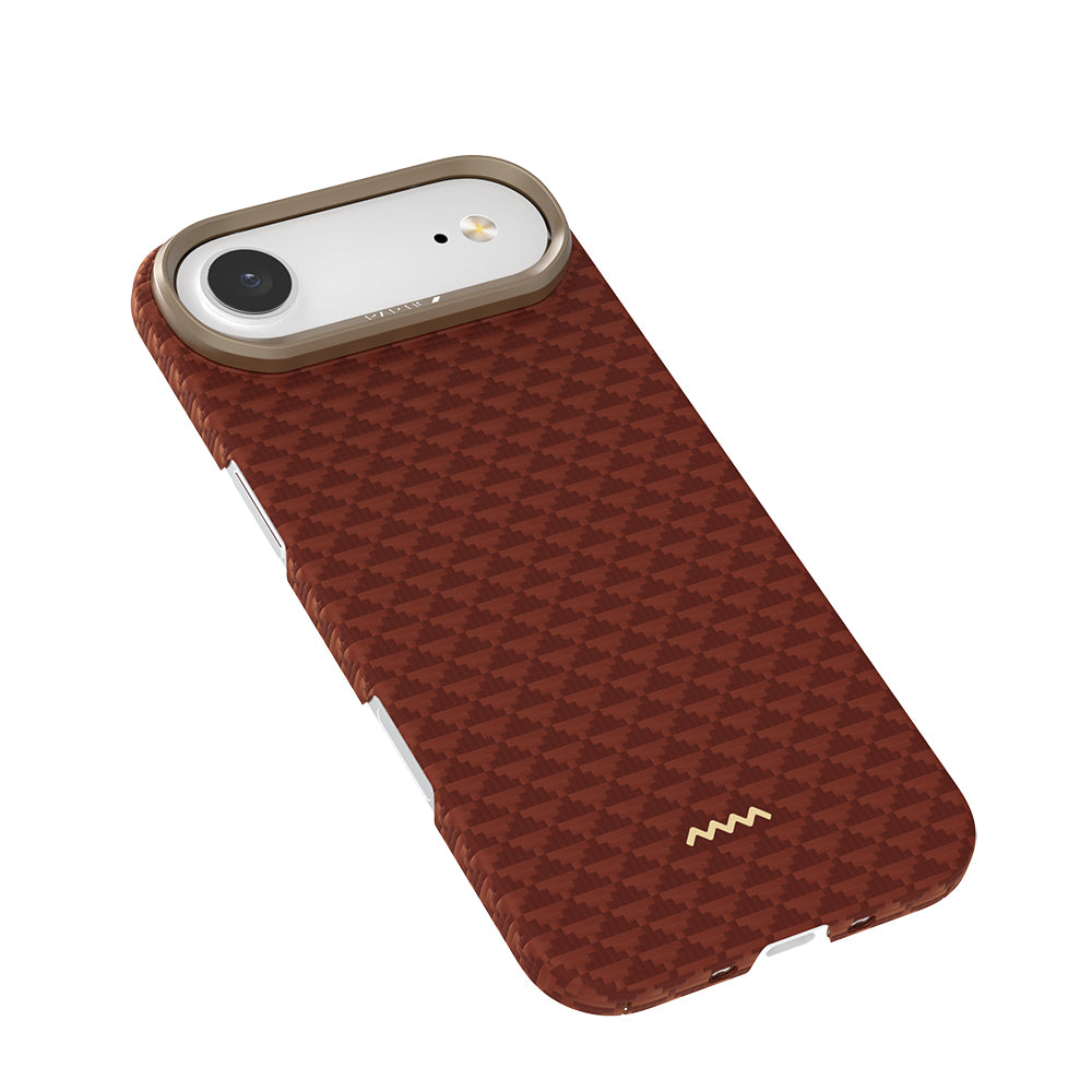 iPhone 17 Air Kılıf M-safe Şarj Özellikli Raptic Aramid Skin Origin Serisi Karbon Kılıf