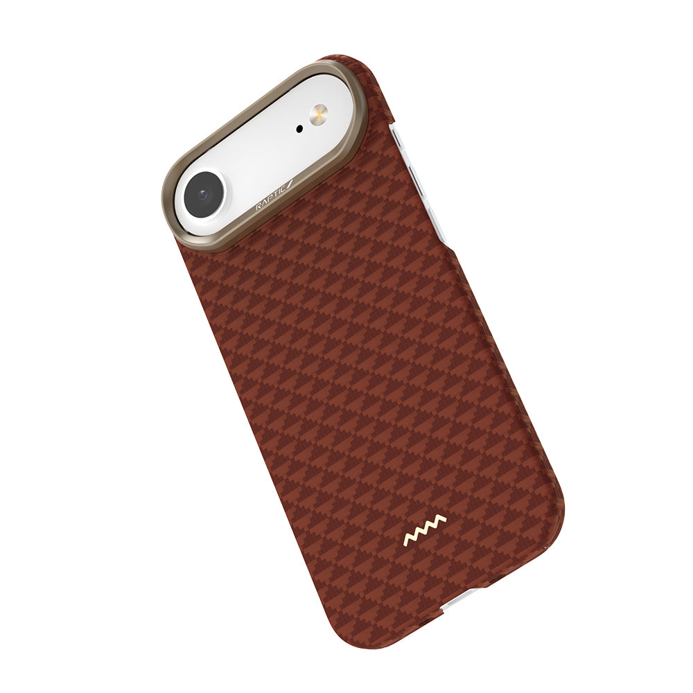 iPhone 17 Air Kılıf M-safe Şarj Özellikli Raptic Aramid Skin Origin Serisi Karbon Kılıf