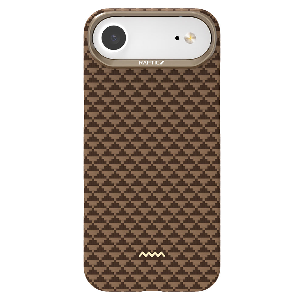 iPhone 17 Air Kılıf M-safe Şarj Özellikli Raptic Aramid Skin Origin Serisi Karbon Kılıf