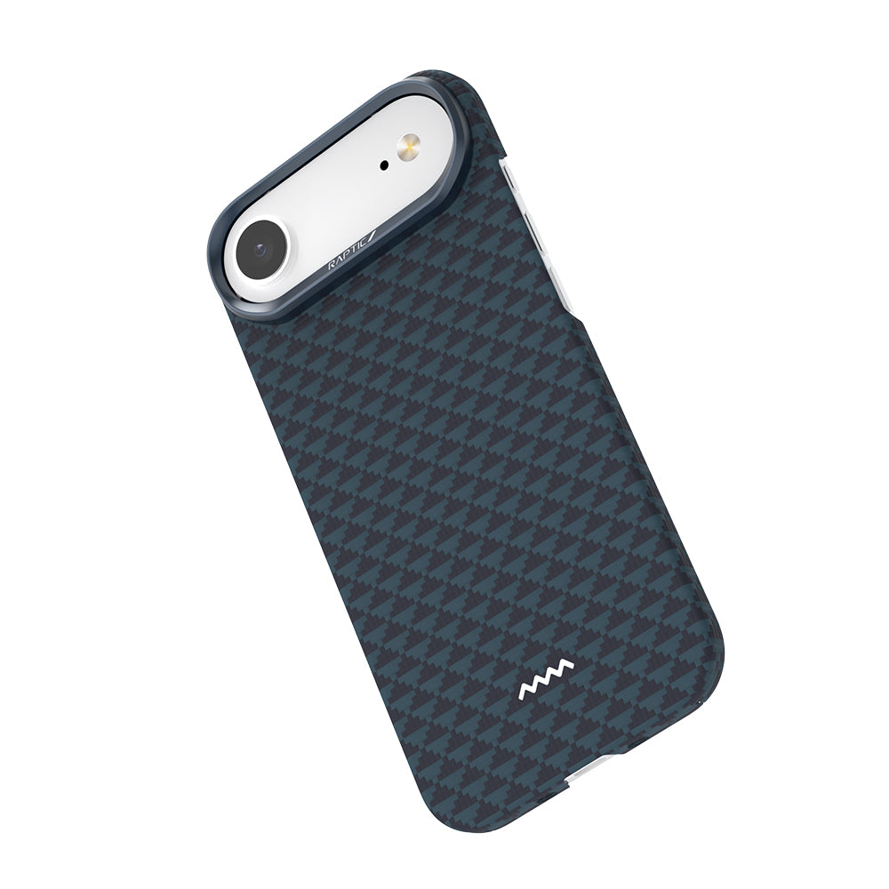 iPhone 17 Air Kılıf M-safe Şarj Özellikli Raptic Aramid Skin Origin Serisi Karbon Kılıf