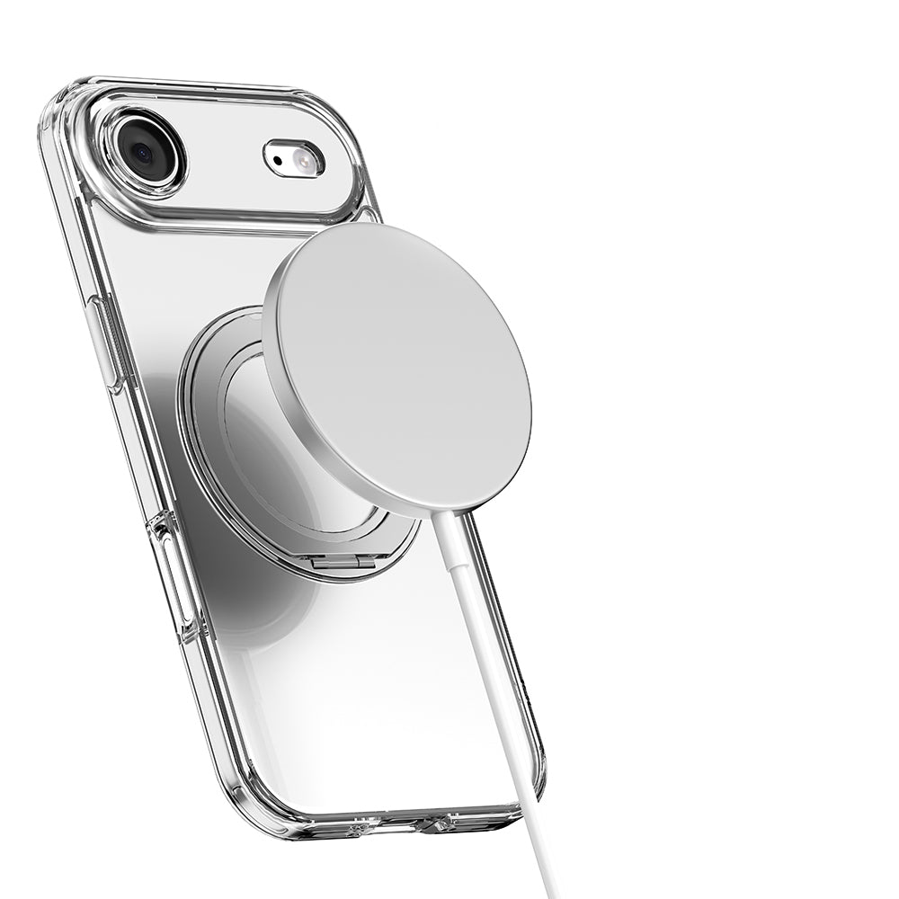 iPhone 17 Air Kılıf M-safe Şarj Özellikli Standlı Airbag Tasarımlı Mutural Fresh Serisi Kılıf