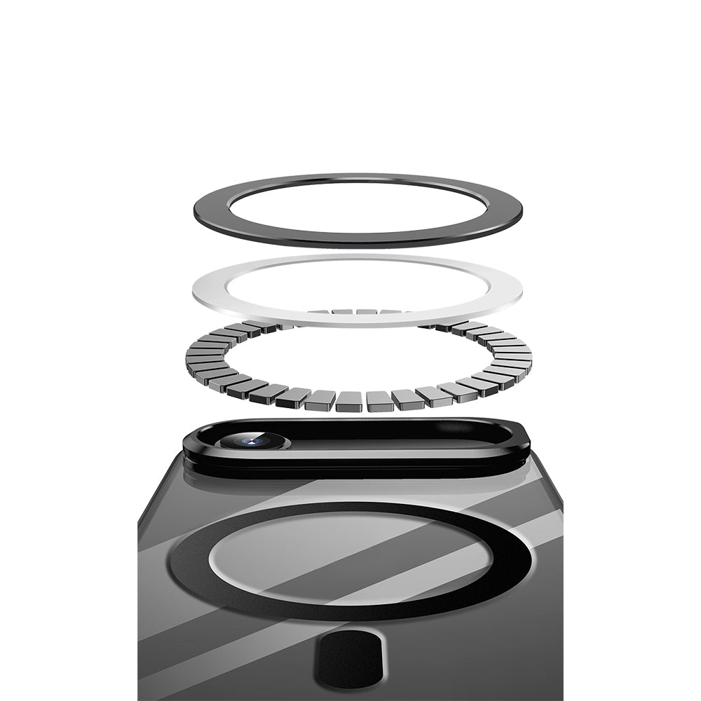 iPhone 17 Air Kılıf M-safe Şarj Özellikli Wlons Standlı Efsane Kılıf