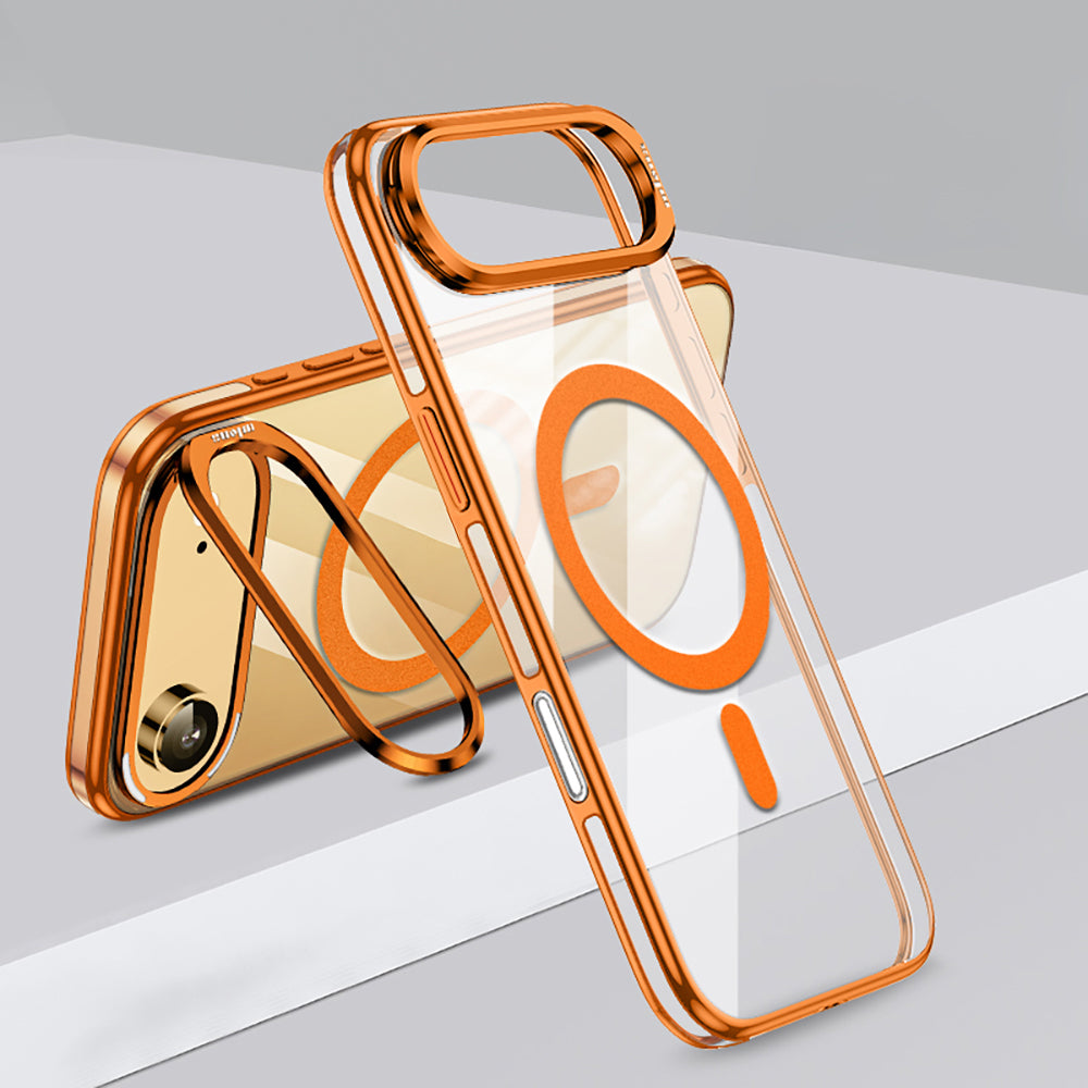 iPhone 17 Air Kılıf M-safe Şarj Özellikli Wlons Standlı Efsane Kılıf