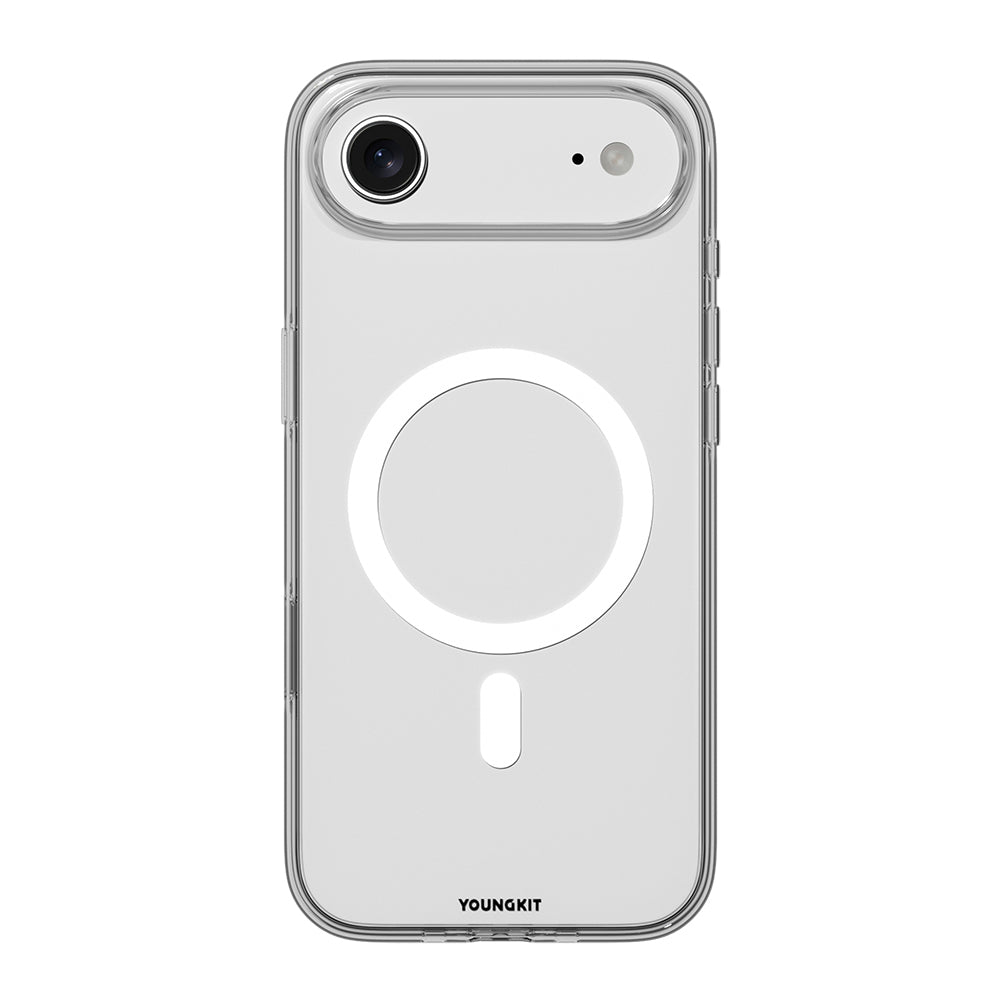 iPhone 17 Air Kılıf M-safe Şarj Özellikli Youngkit Clear Serisi Kılıf
