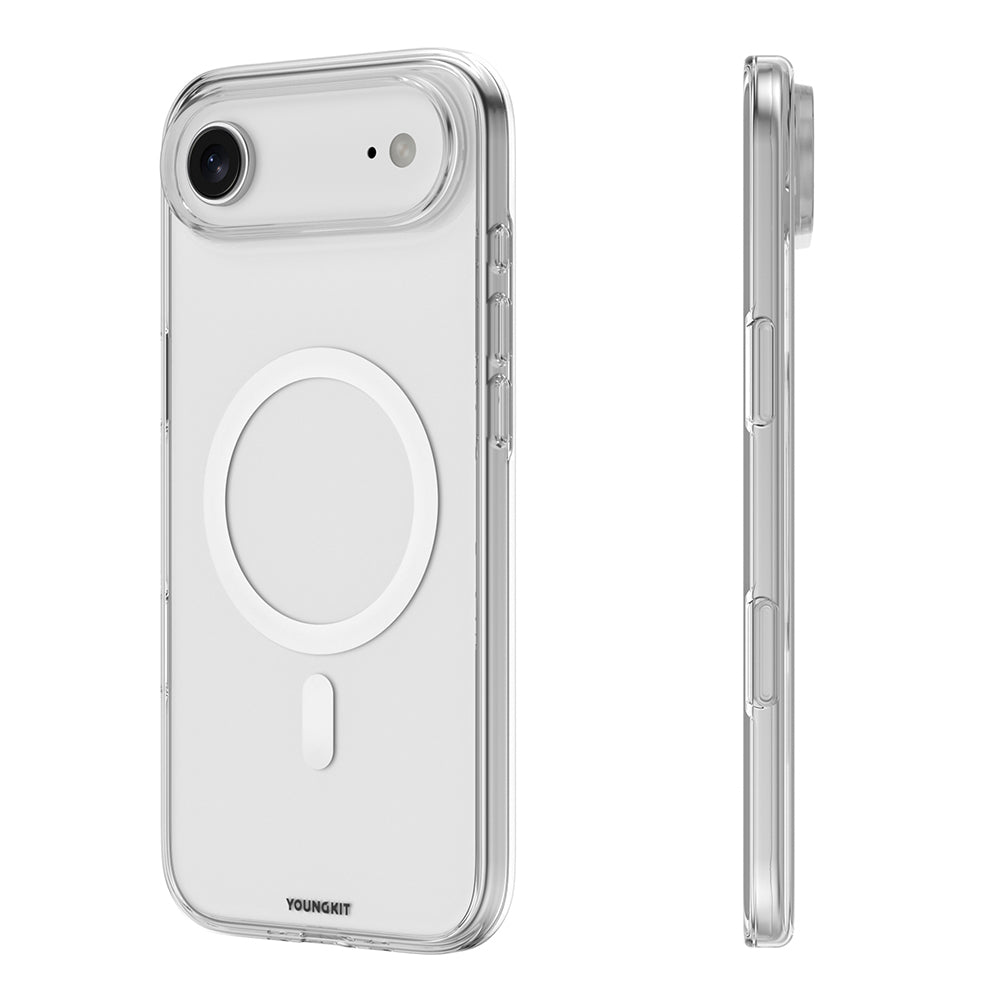 iPhone 17 Air Kılıf M-safe Şarj Özellikli Youngkit Clear Serisi Kılıf