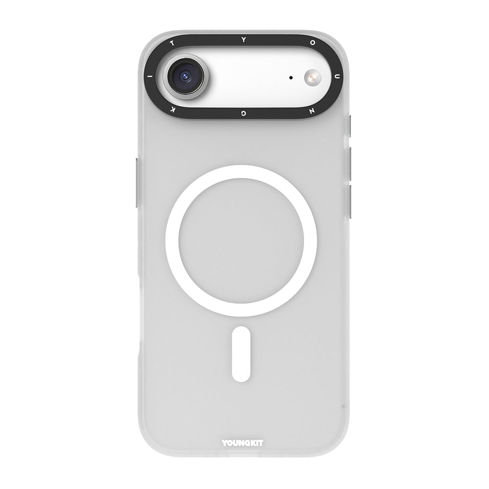 iPhone 17 Air Kılıf M-safe Şarj Özellikli Youngkit Hidden Sand Serisi Kılıf