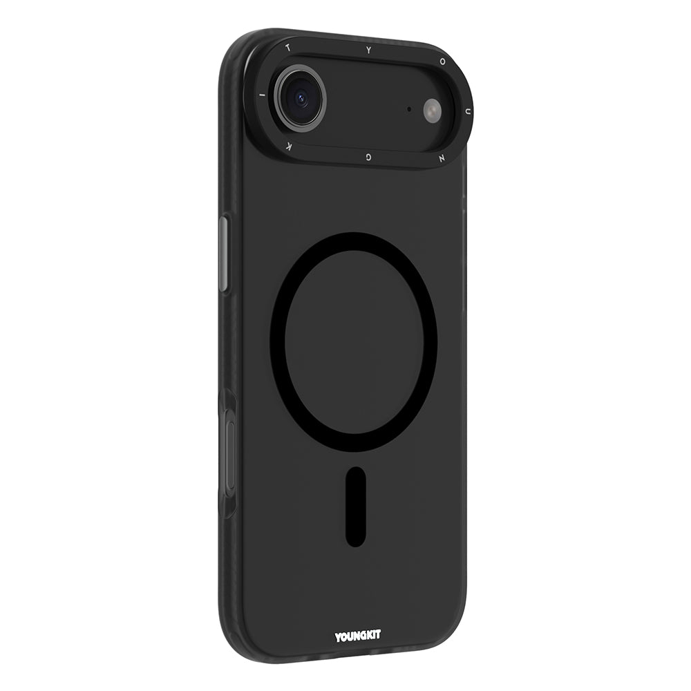 iPhone 17 Air Kılıf M-safe Şarj Özellikli Youngkit Hidden Sand Serisi Kılıf