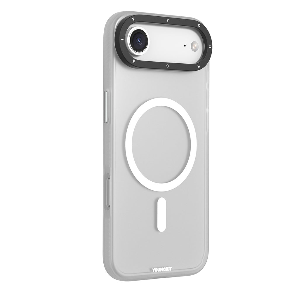 iPhone 17 Air Kılıf M-safe Şarj Özellikli Youngkit Hidden Sand Serisi Kılıf