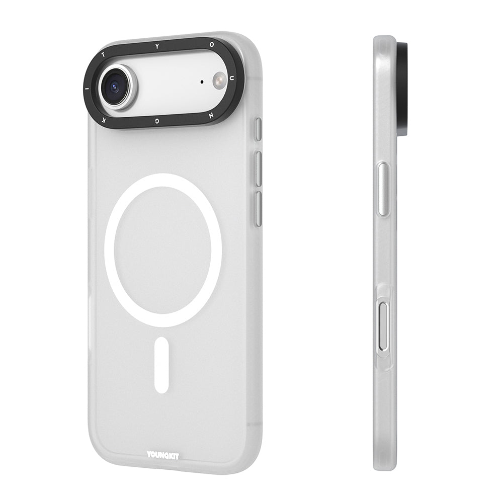 iPhone 17 Air Kılıf M-safe Şarj Özellikli Youngkit Hidden Sand Serisi Kılıf