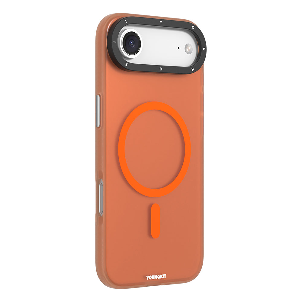 iPhone 17 Air Kılıf M-safe Şarj Özellikli Youngkit Hidden Sand Serisi Kılıf