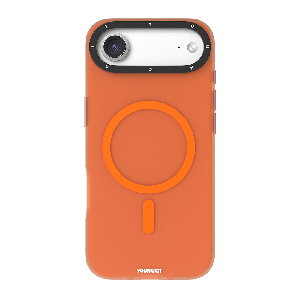 iPhone 17 Air Kılıf M-safe Şarj Özellikli Youngkit Hidden Sand Serisi Kılıf