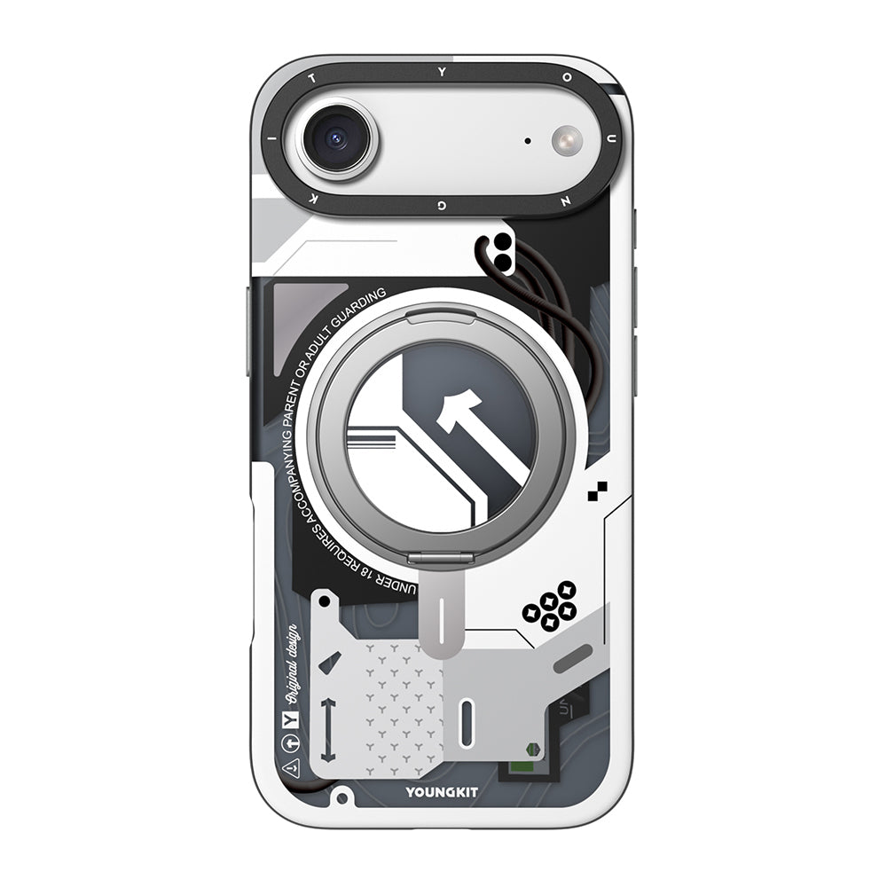 iPhone 17 Air Kılıf M-safe Şarj Özellikli Youngkit Starship Serisi Kılıf
