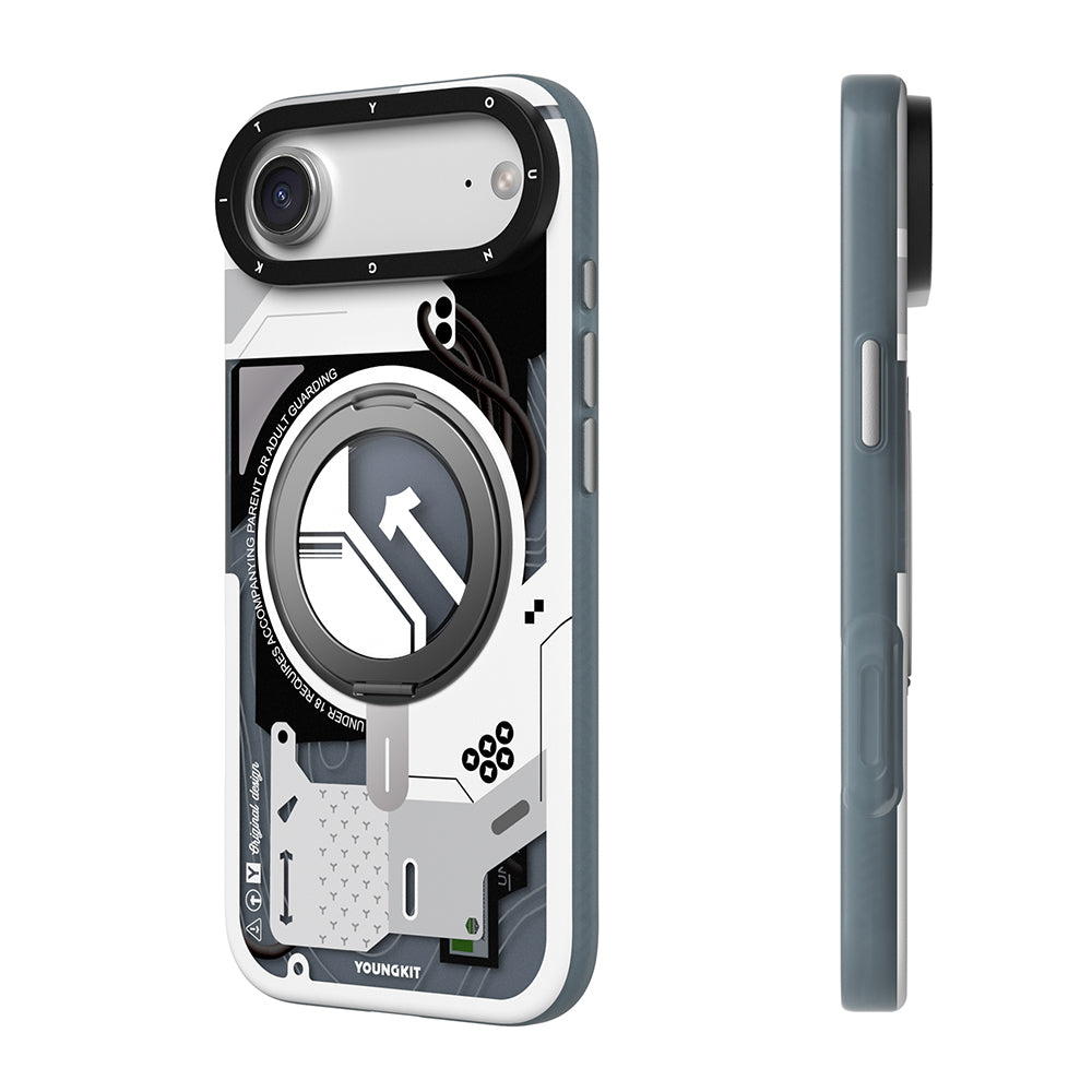 iPhone 17 Air Kılıf M-safe Şarj Özellikli Youngkit Starship Serisi Kılıf