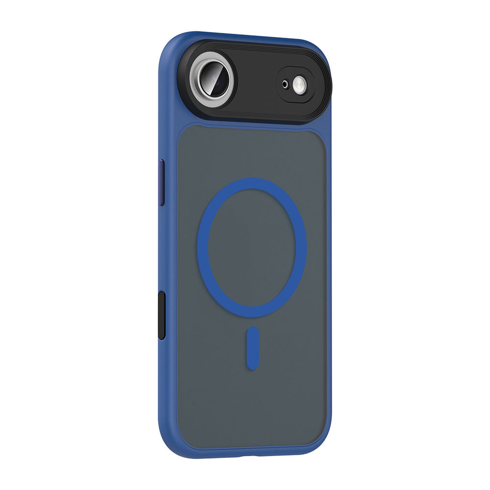 iPhone 17 Air Kılıf Mat Arka Yüzey Wireless Şarj Özellikli Zore Flet M-safe Kılıf