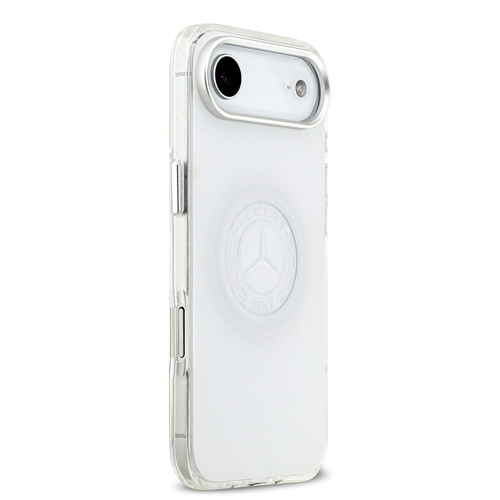 iPhone 17 Air Kılıf Mercedes Benz Orijinal Lisanslı M-safe Şarj Özellikli Buzlu PC Nostaljik Yıldız Dizayn Kılıf