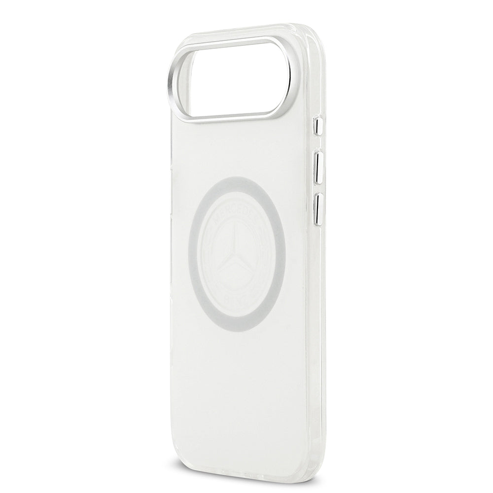 iPhone 17 Air Kılıf Mercedes Benz Orijinal Lisanslı M-safe Şarj Özellikli Buzlu PC Nostaljik Yıldız Dizayn Kılıf