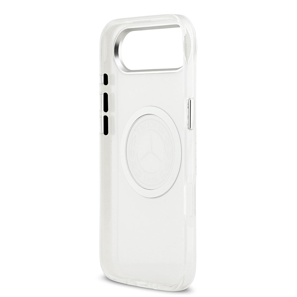 iPhone 17 Air Kılıf Mercedes Benz Orijinal Lisanslı M-safe Şarj Özellikli Buzlu PC Nostaljik Yıldız Dizayn Kılıf
