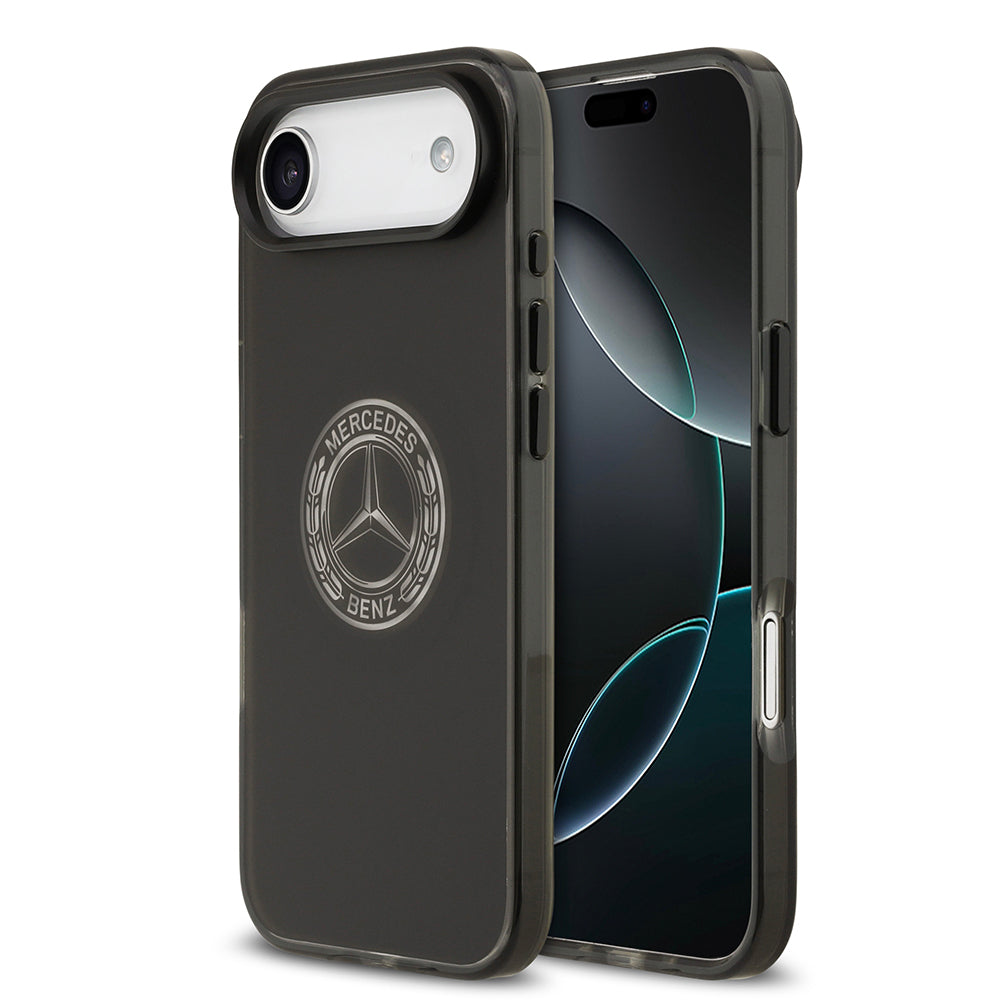 iPhone 17 Air Kılıf Mercedes Benz Orijinal Lisanslı M-safe Şarj Özellikli Buzlu PC Nostaljik Yıldız Dizayn Kılıf