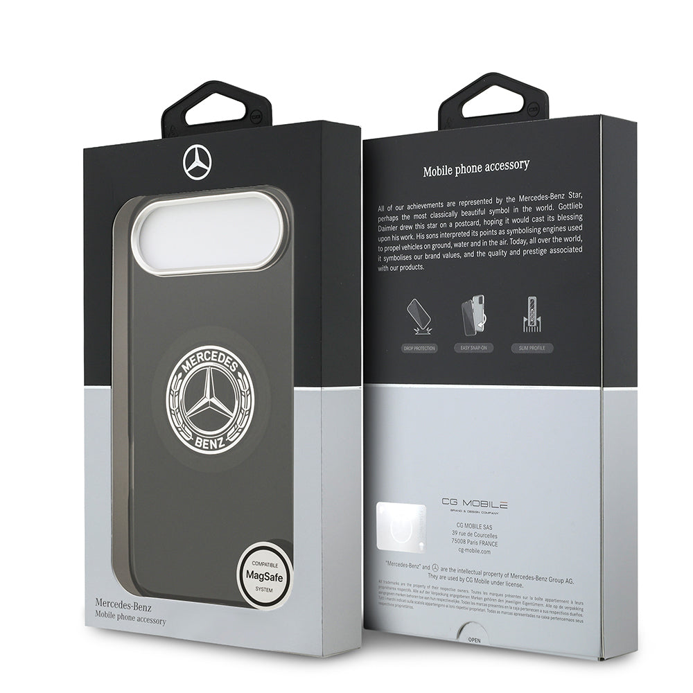 iPhone 17 Air Kılıf Mercedes Benz Orijinal Lisanslı M-safe Şarj Özellikli Çift Katmanlı PC Nostaljik Yıldız Dizayn Kılıf