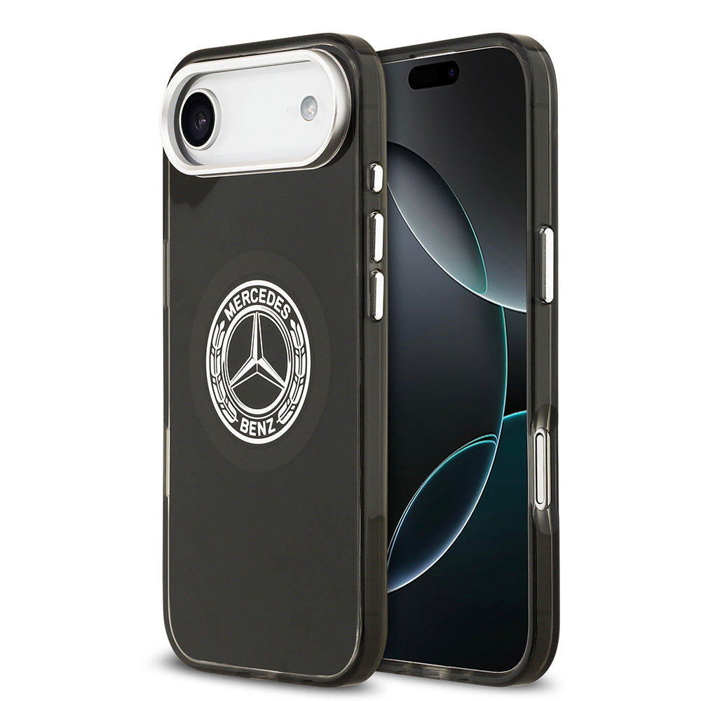 iPhone 17 Air Kılıf Mercedes Benz Orijinal Lisanslı M-safe Şarj Özellikli Çift Katmanlı PC Nostaljik Yıldız Dizayn Kılıf
