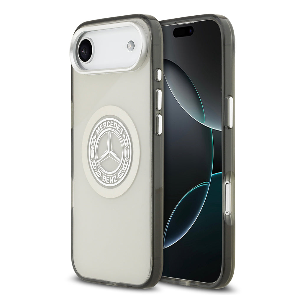 iPhone 17 Air Kılıf Mercedes Benz Orijinal Lisanslı M-safe Şarj Özellikli Çift Katmanlı PC Nostaljik Yıldız Dizayn Kılıf