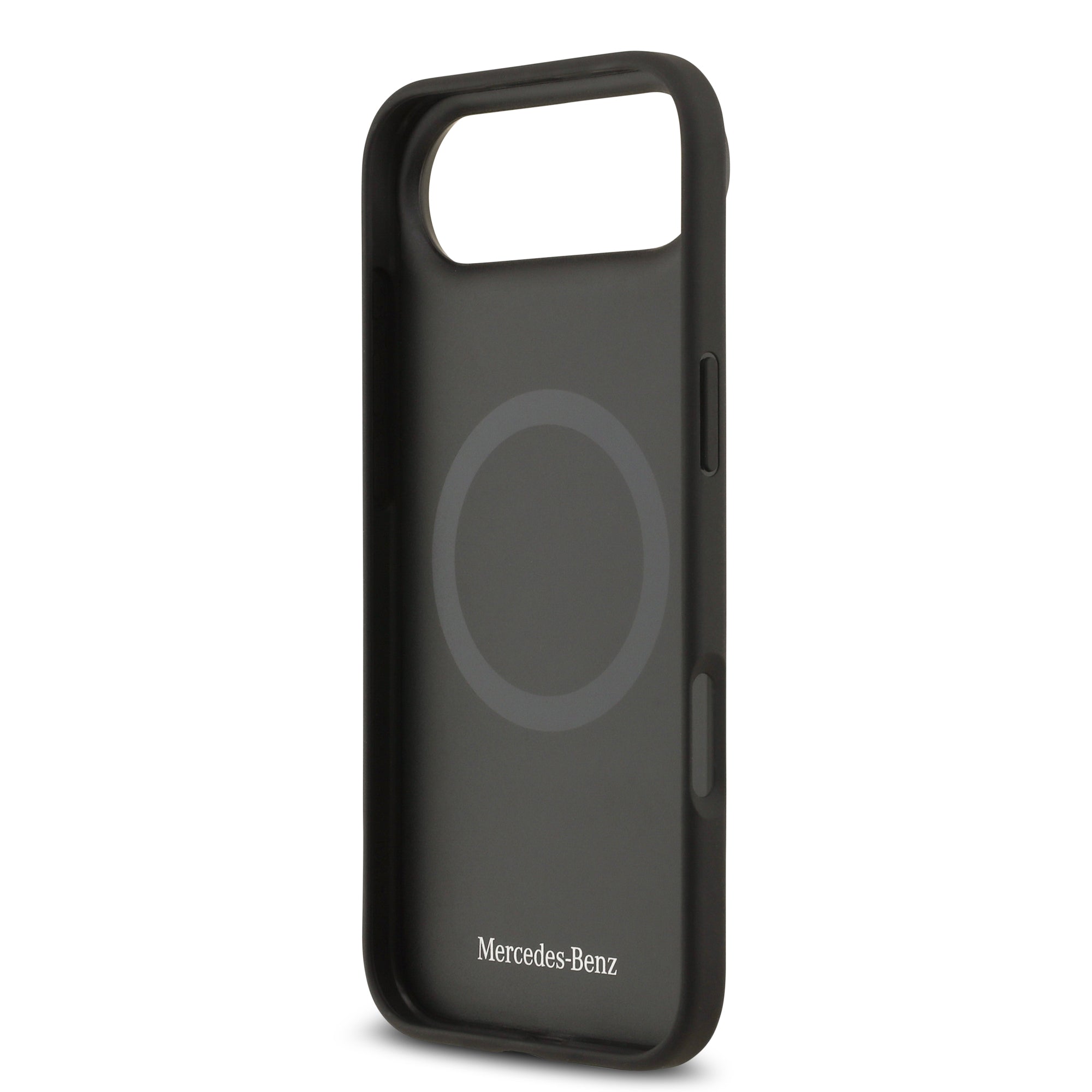 iPhone 17 Air Kılıf Mercedes Benz Orijinal Lisanslı M-safe Şarj Özellikli Dokulu Desenli Deri Kılıf